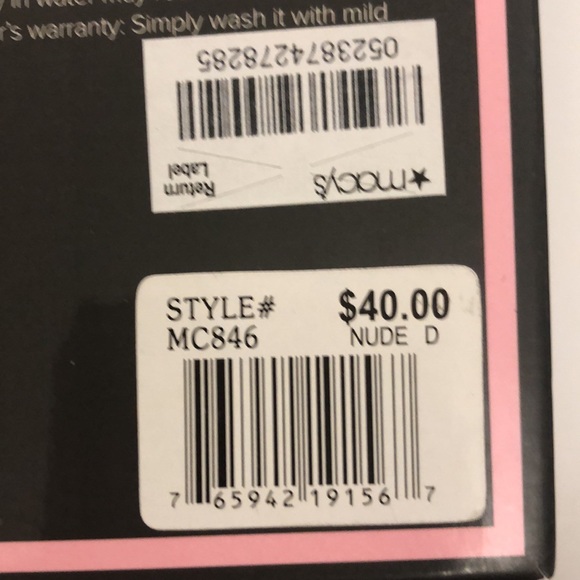 FashionForms NuBra D Strapless Bra Nude Ultra Lite Excellent Condition Like New - Picture 8 of 9